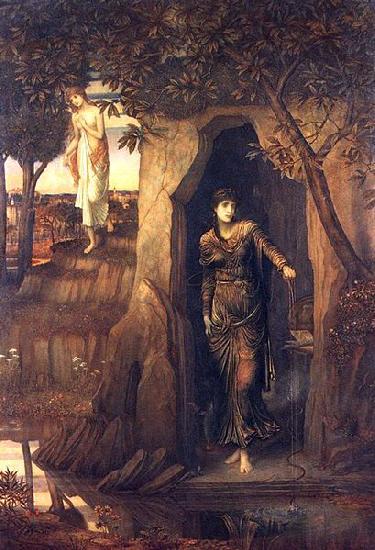 John Melhuish Strudwick Circe and Scylla oil painting image